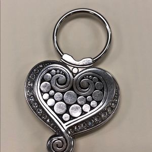 Keychain 🎈Brighton silver studded key ring🎈